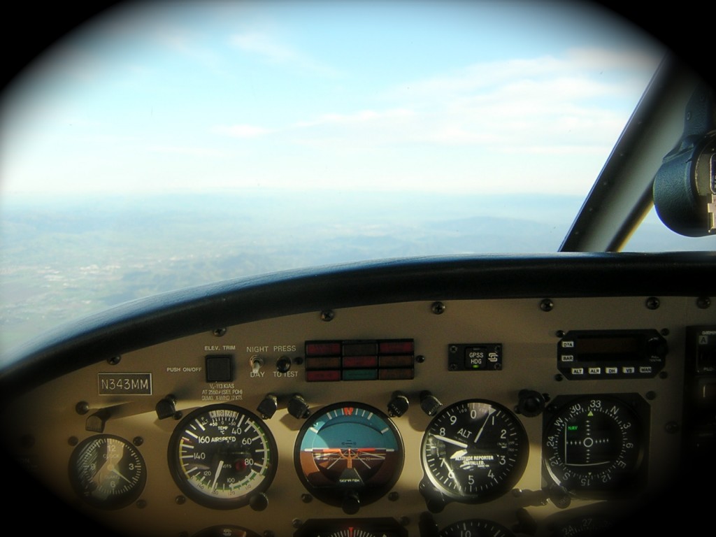 Cruising at 6800ft and doing about 110 kias. 