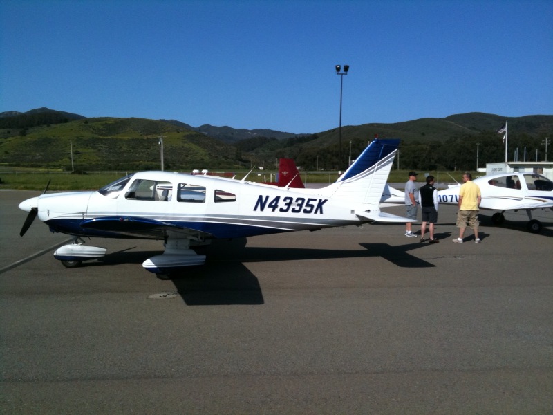 N4335K parked on the tarmac at HAF. 