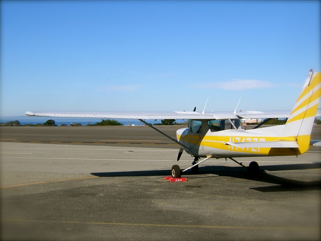 My little "747" parked on the tarmac in Monterey back in 2008. 