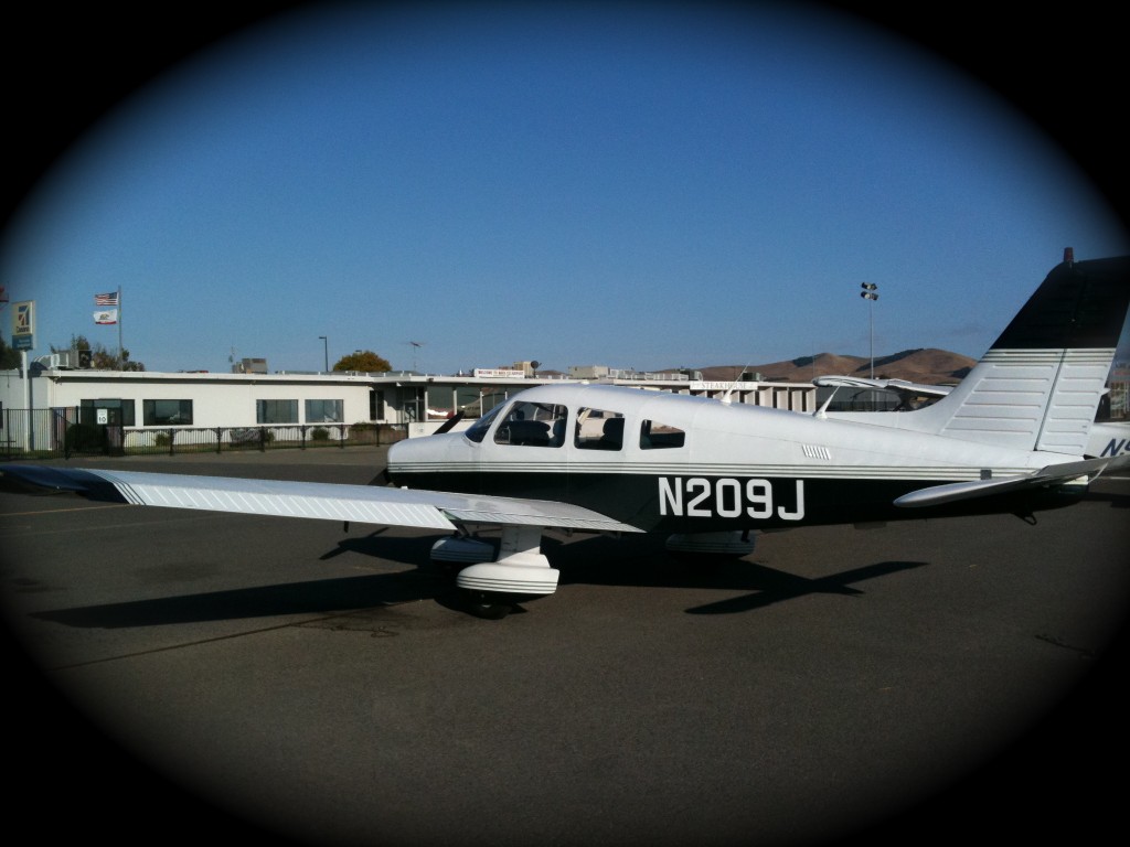 N209J...our aircraft for the day. 