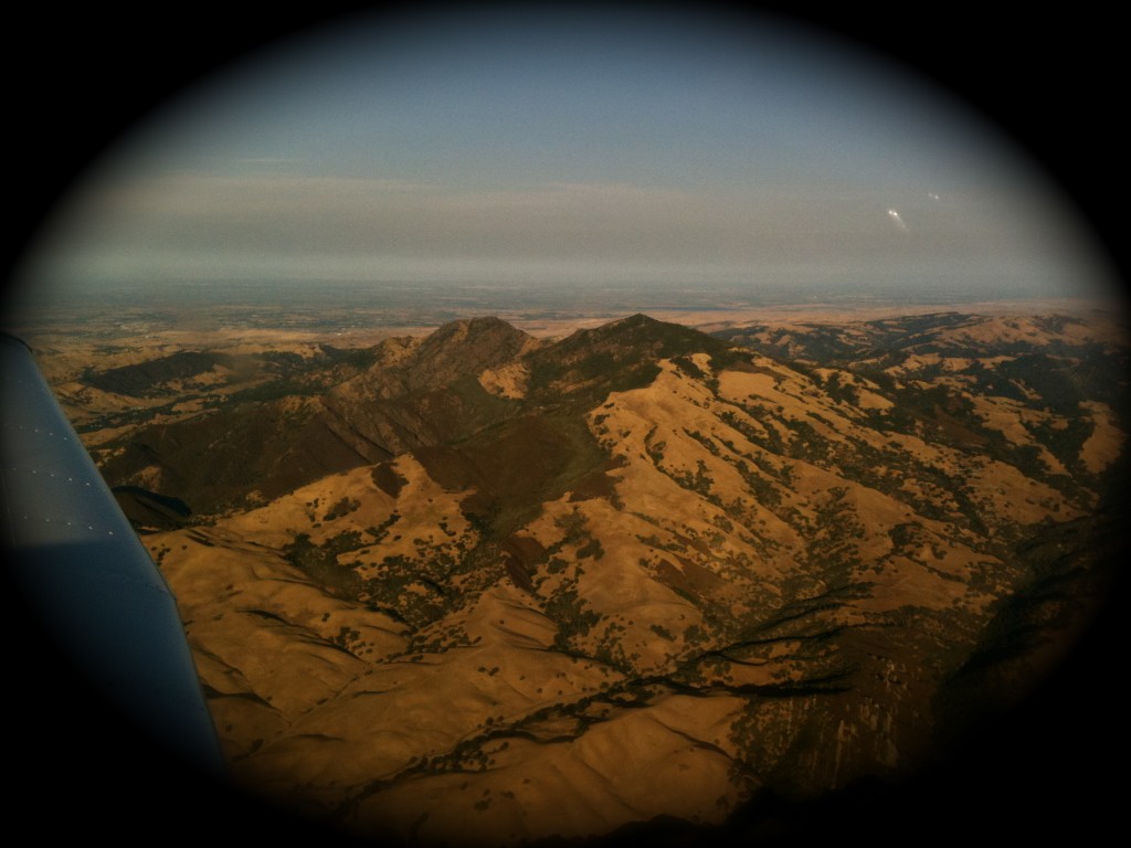 Cruisin' past Mt. Diablo at 5500 ft doing 113kts. 