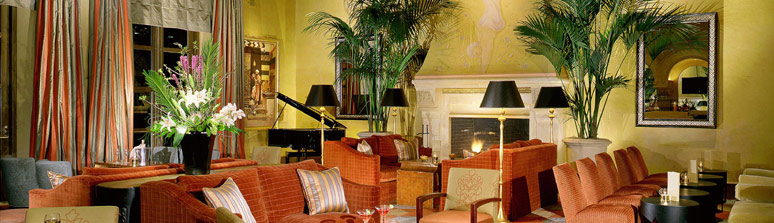 Hedley Lounge at Hotel De Anza in San Jose (photo from hotel website). 