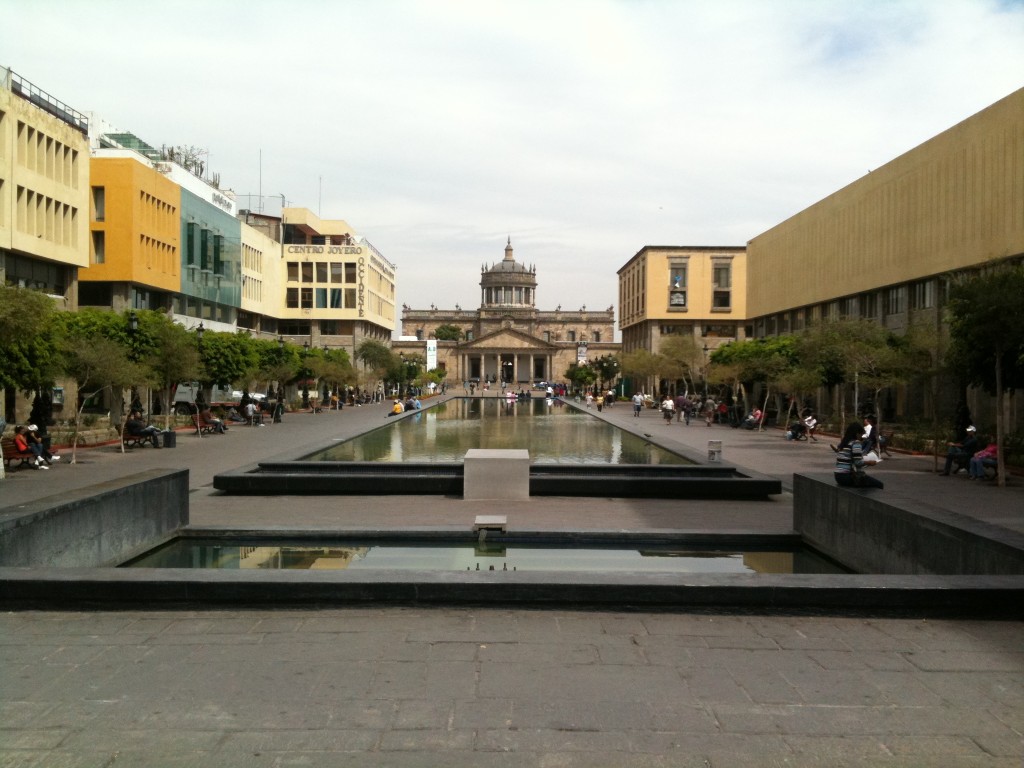 Un Gran Plaza en Guadalajara.